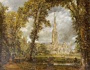 John Constable Salisbury Cathedral by John Constable France oil painting artist
